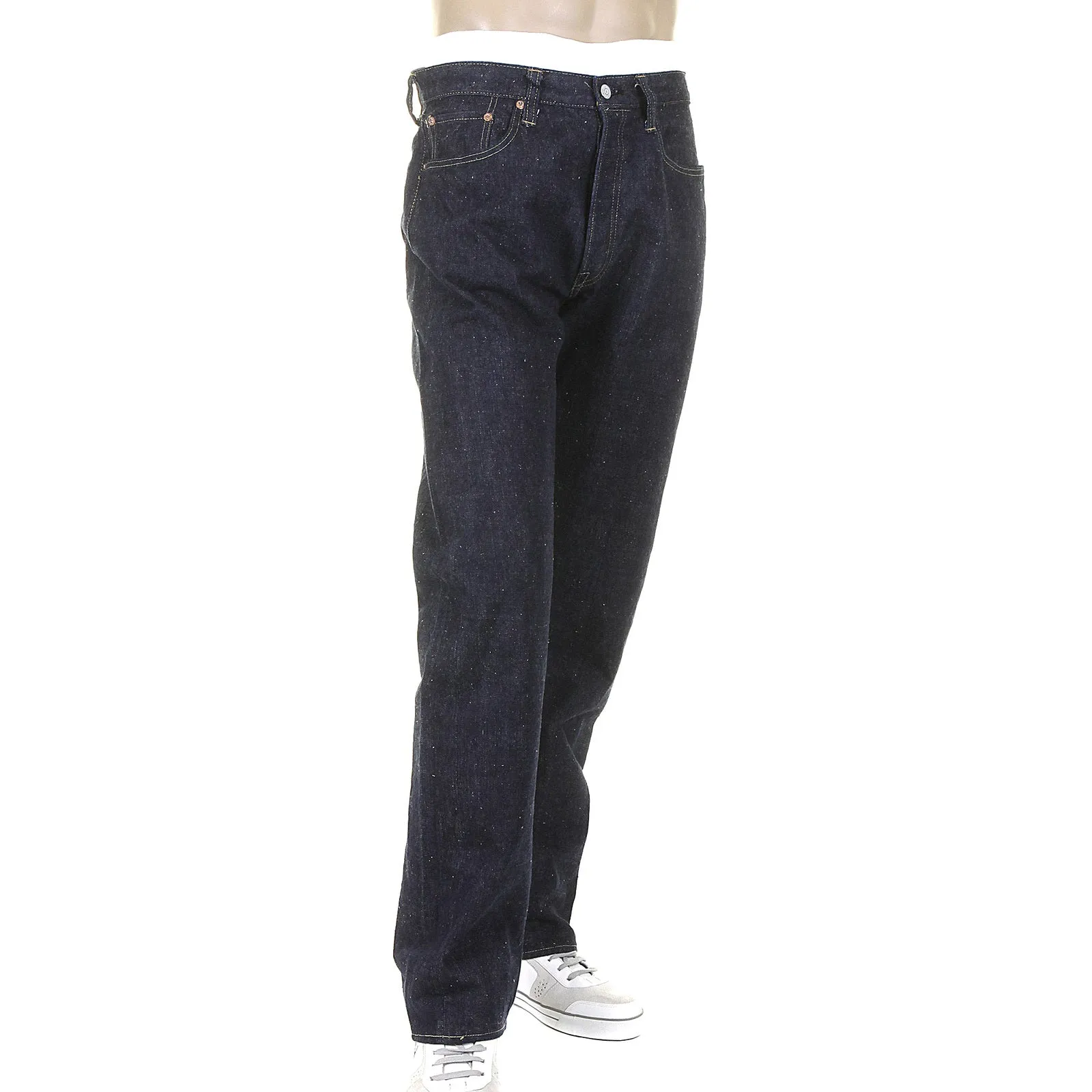 Okinawa One Wash Raw SC40301A Navy Blue Selvedge Denim Jeans CANE4068 sold by SugarCane Jeans product image thumbnail 4