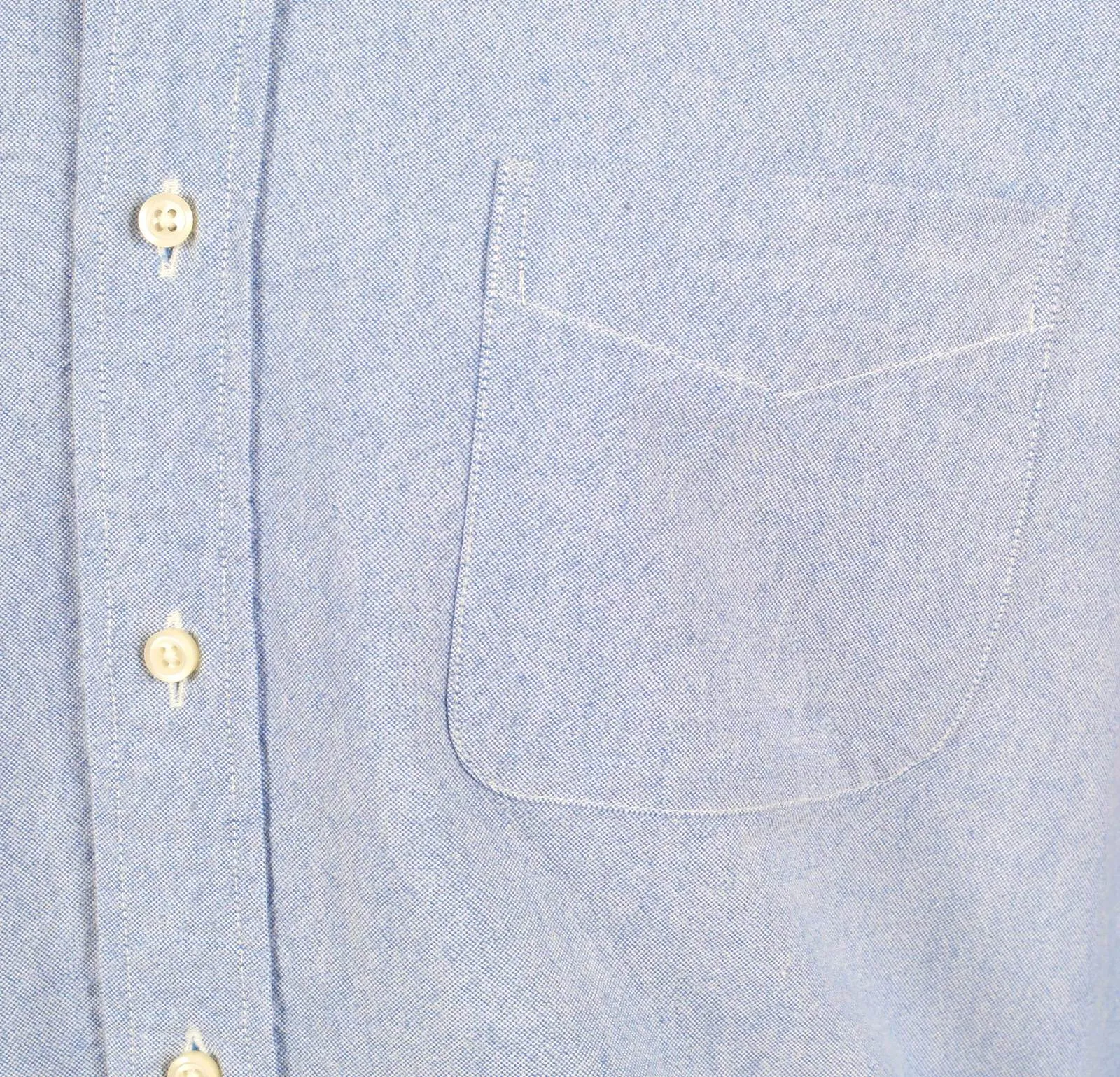 One Wash Cotton SC26475A Oxford Long Sleeve Light Blue Shirt CANE4472 sold by SugarCane Jeans product image thumbnail 5