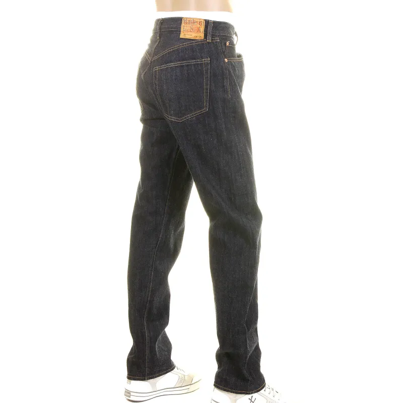 One Wash Dark 14oz SC41966A Vintage Cut Selvedge Denim Jeans CANE2826 sold by SugarCane Jeans