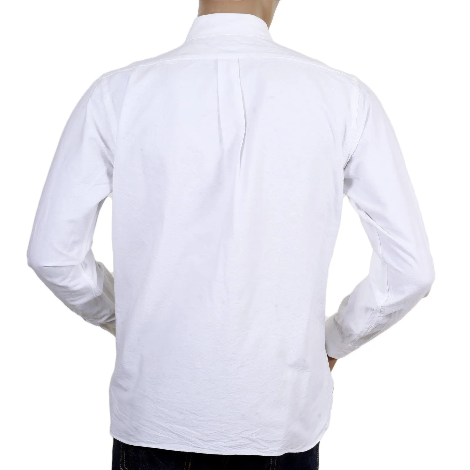 One Wash SC26475A Off White Shirt with Button Down Collar CANE4471 sold by SugarCane Jeans product image thumbnail 3