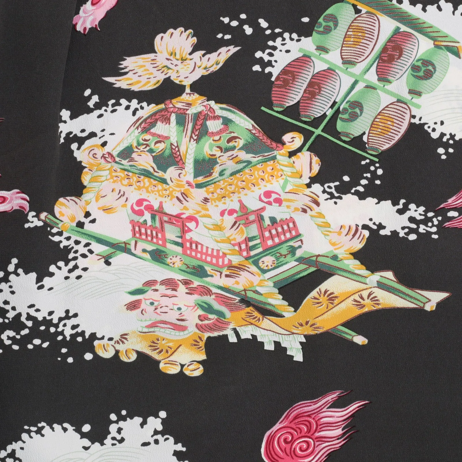 Oriental Festival Printed SS37773 Rayon Brown Hawaiian Shirt SURF8588 sold by SugarCane Jeans product image thumbnail 5