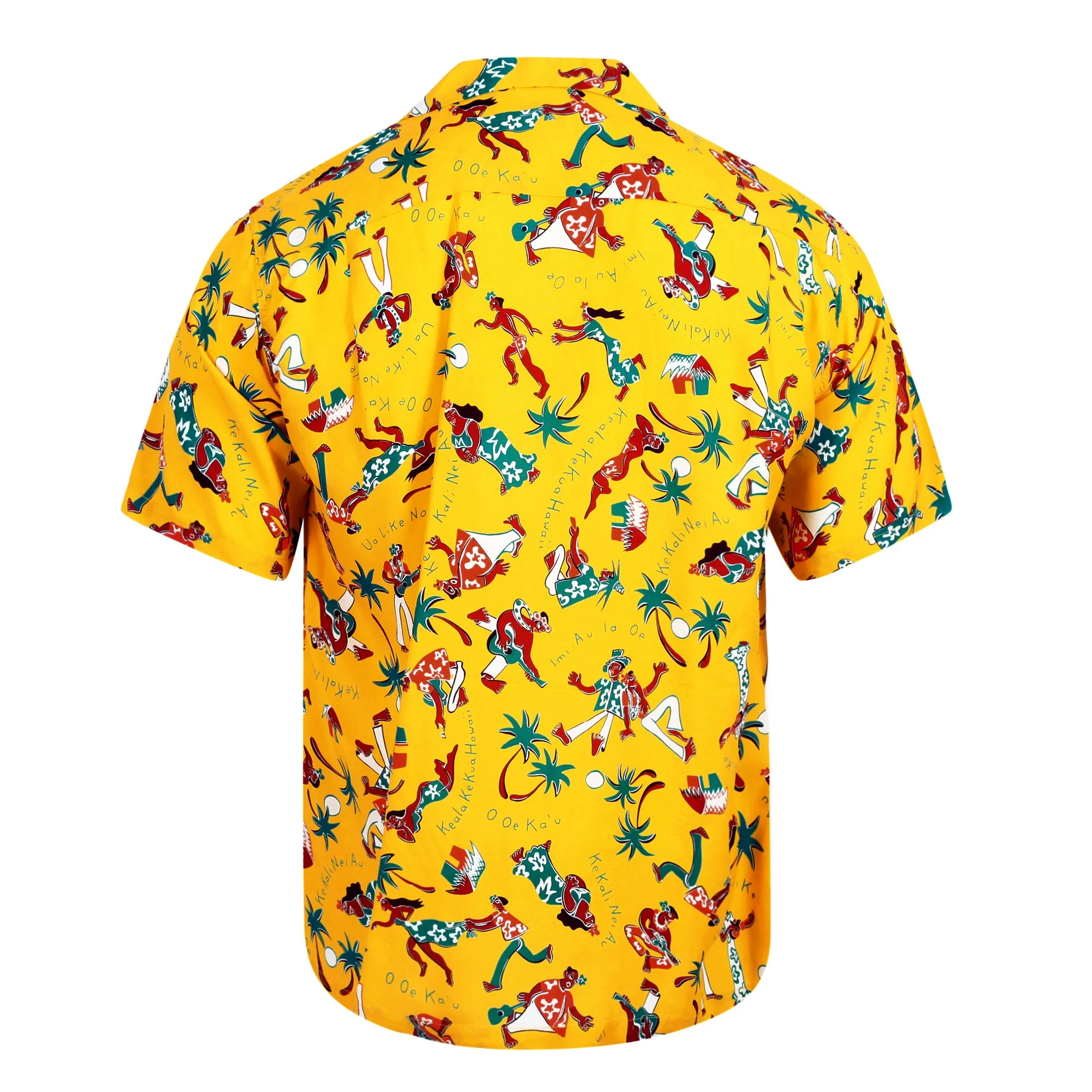 Rayon Fun Island of Hawaii SS38040 Yellow Hawaiian Shirt SURF10267 sold by SugarCane Jeans product image thumbnail 2