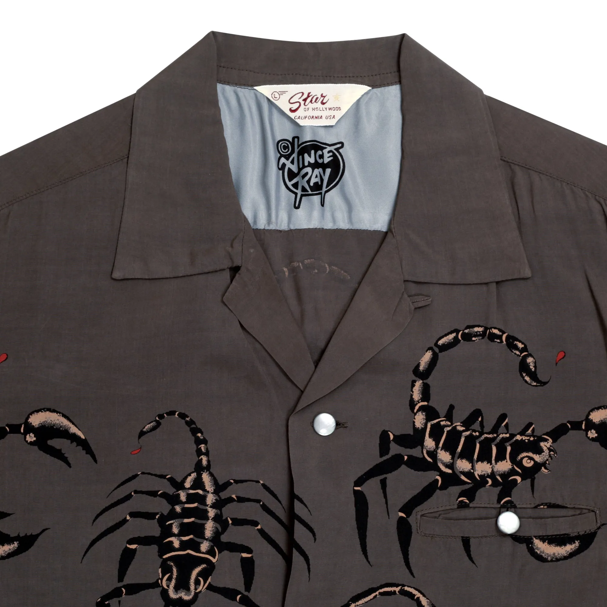 Scorpion SH37277 Vince Ray X Star of Hollywood Grey Shirt SoH9041 sold by SugarCane Jeans product image thumbnail 3