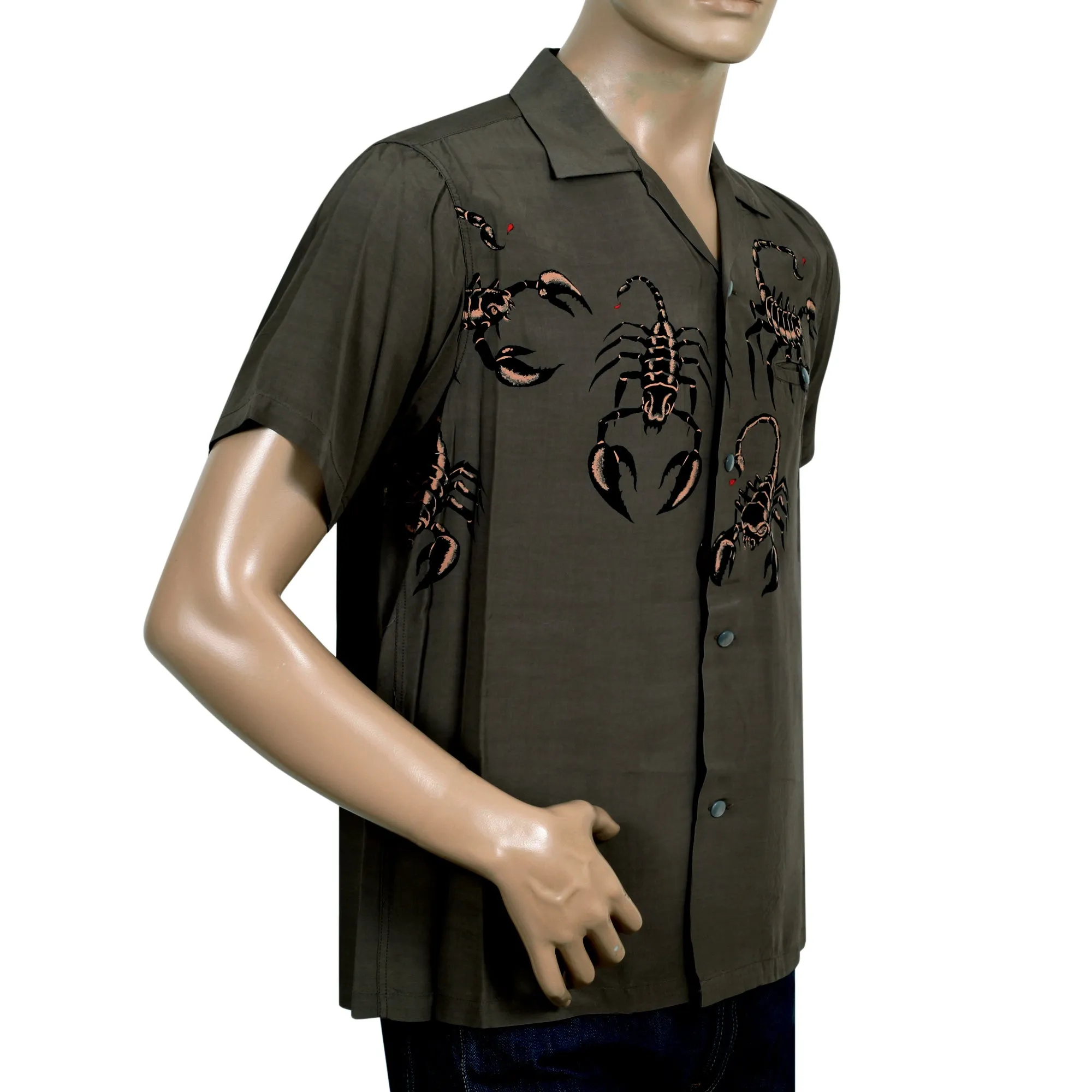 Scorpion SH37277 Vince Ray X Star of Hollywood Grey Shirt SoH9041 sold by SugarCane Jeans product image thumbnail 5