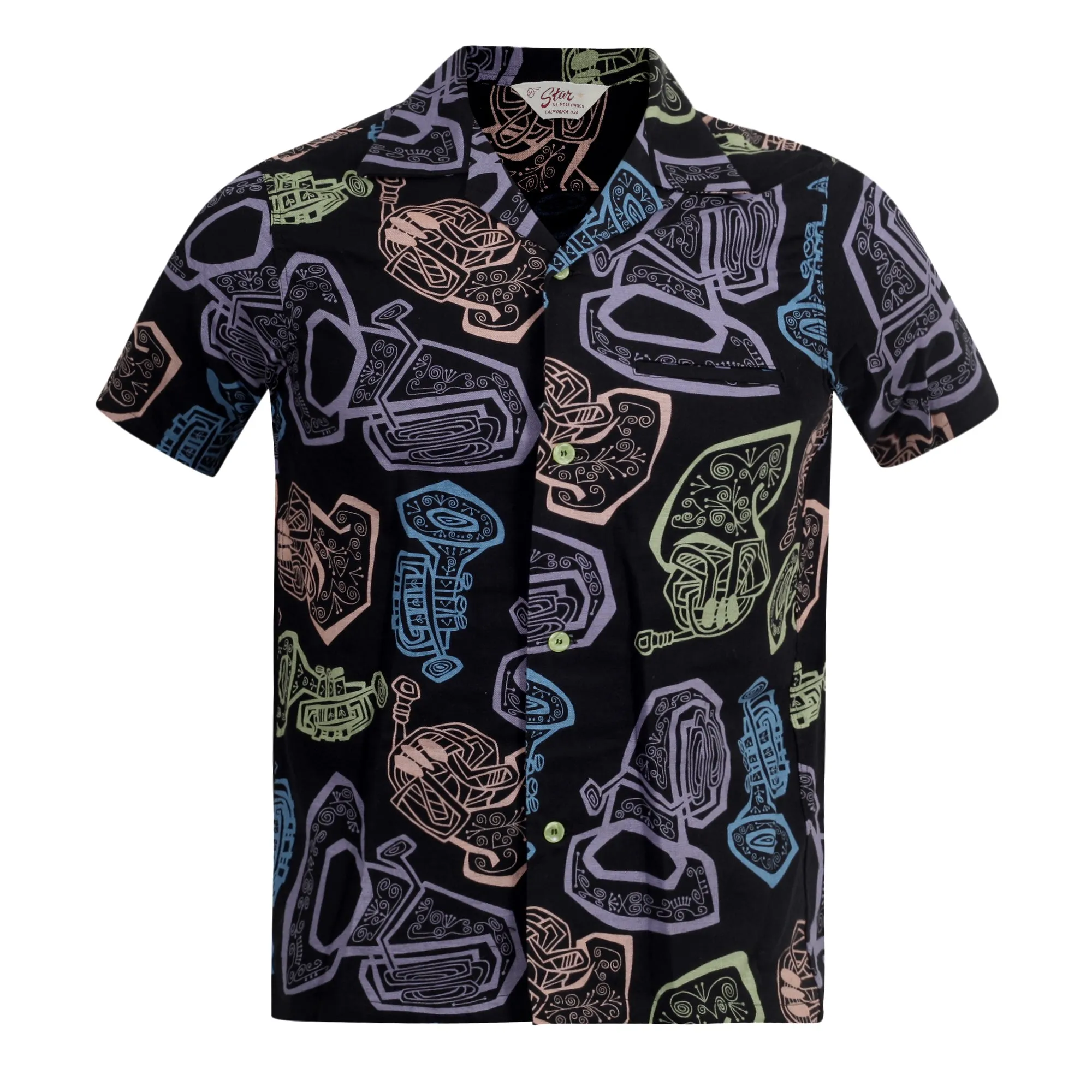 SH36159 Instruments of Brass Black Shirt SoH9369 sold by SugarCane Jeans