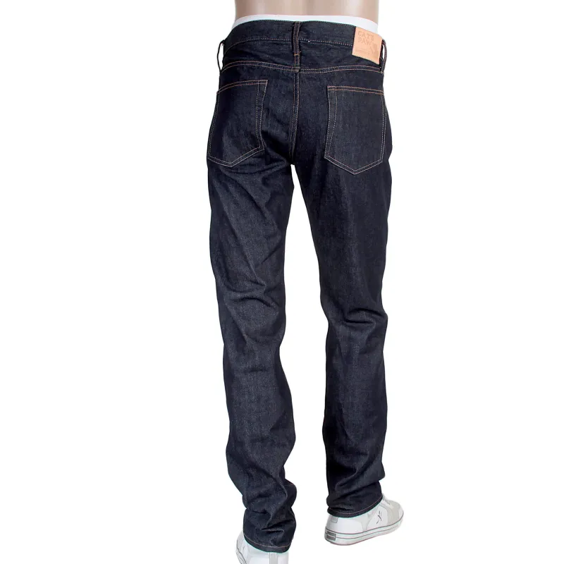 Slim Fit Straight Leg CP41218 One Wash Selvedge Denim Jeans CANE4412A sold by SugarCane Jeans