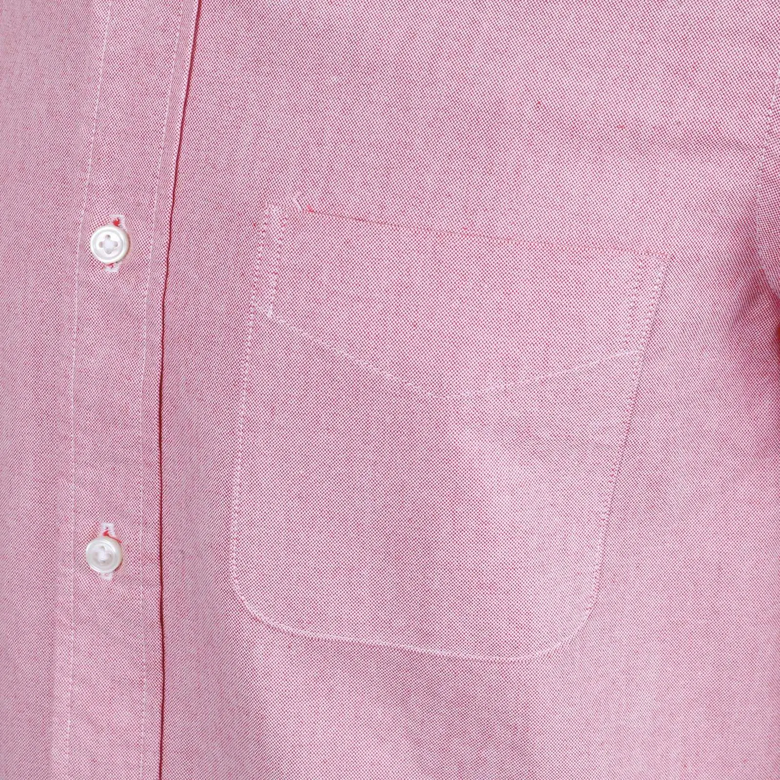 Slimmer Fit Long Sleeve SC25910 Button Down Red Oxford Shirt CANE4448 sold by SugarCane Jeans product image thumbnail 5