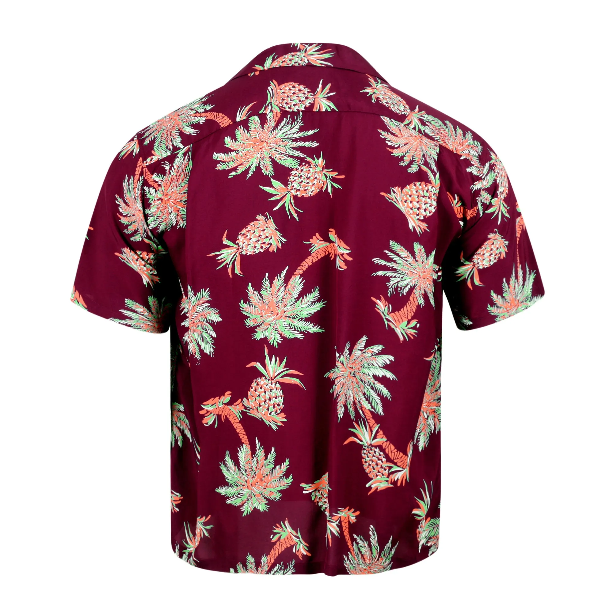Studded Palm Tree Rayon Made SS38040 Wine Hawaiian Shirt SURF10262 sold by SugarCane Jeans product image thumbnail 2