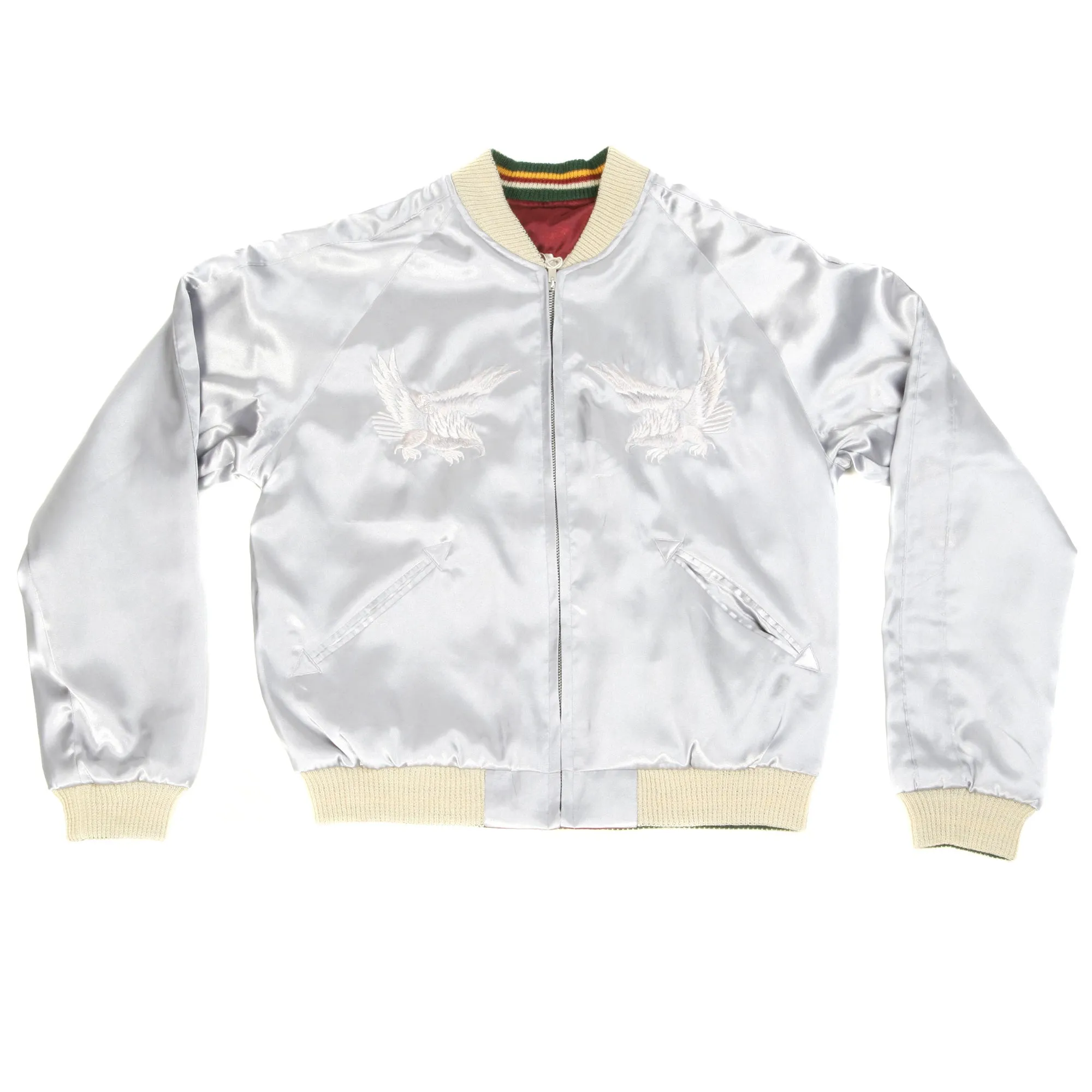 Tailor Toyo fully reversible Silver Souvenir Suka jacket TT11283 190 CANE11238A sold by SugarCane Jeans