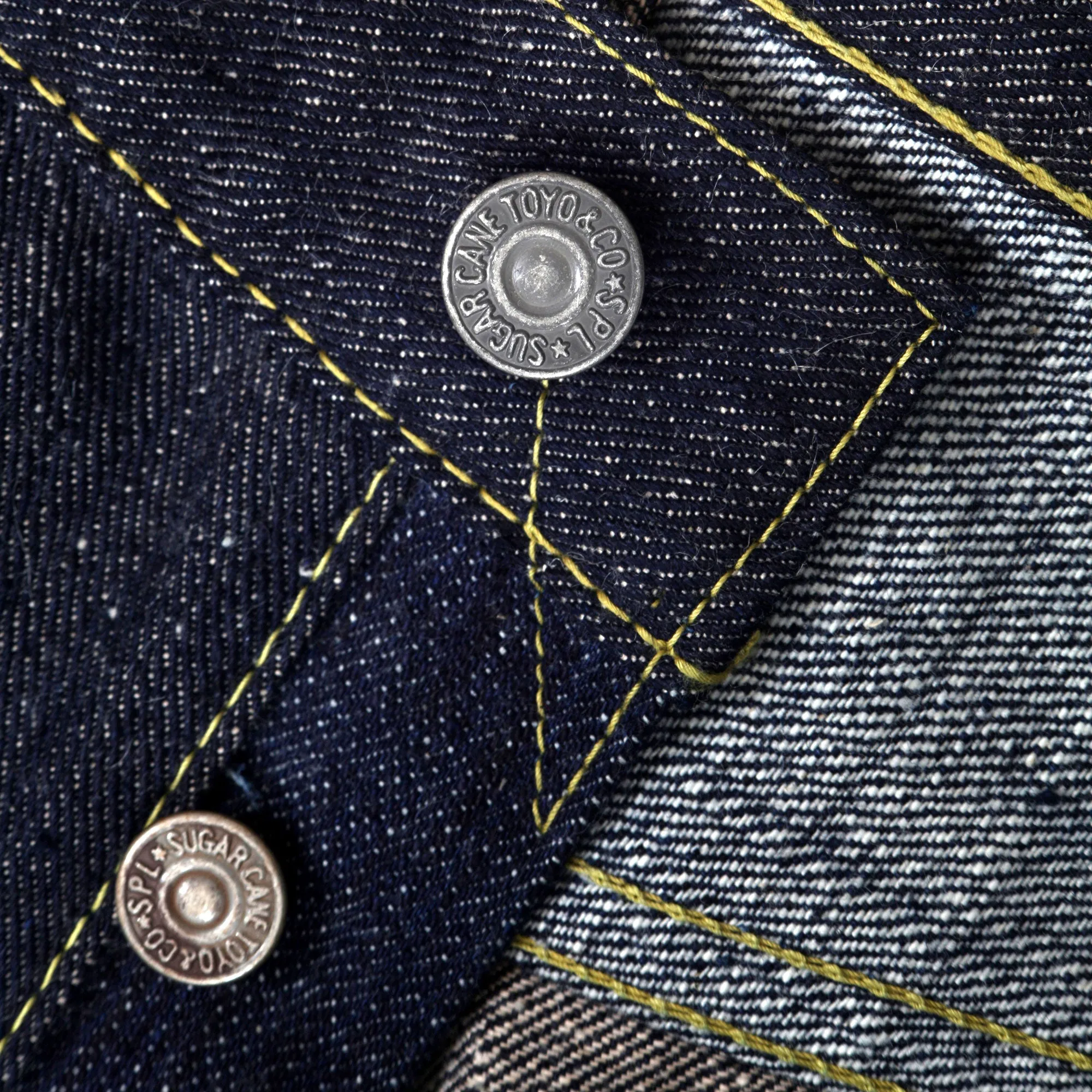 Tapered Fit 14oz Non Wash SC41701N Okinawa and Hawaii Jeans CANE10075 sold by SugarCane Jeans product image thumbnail 3