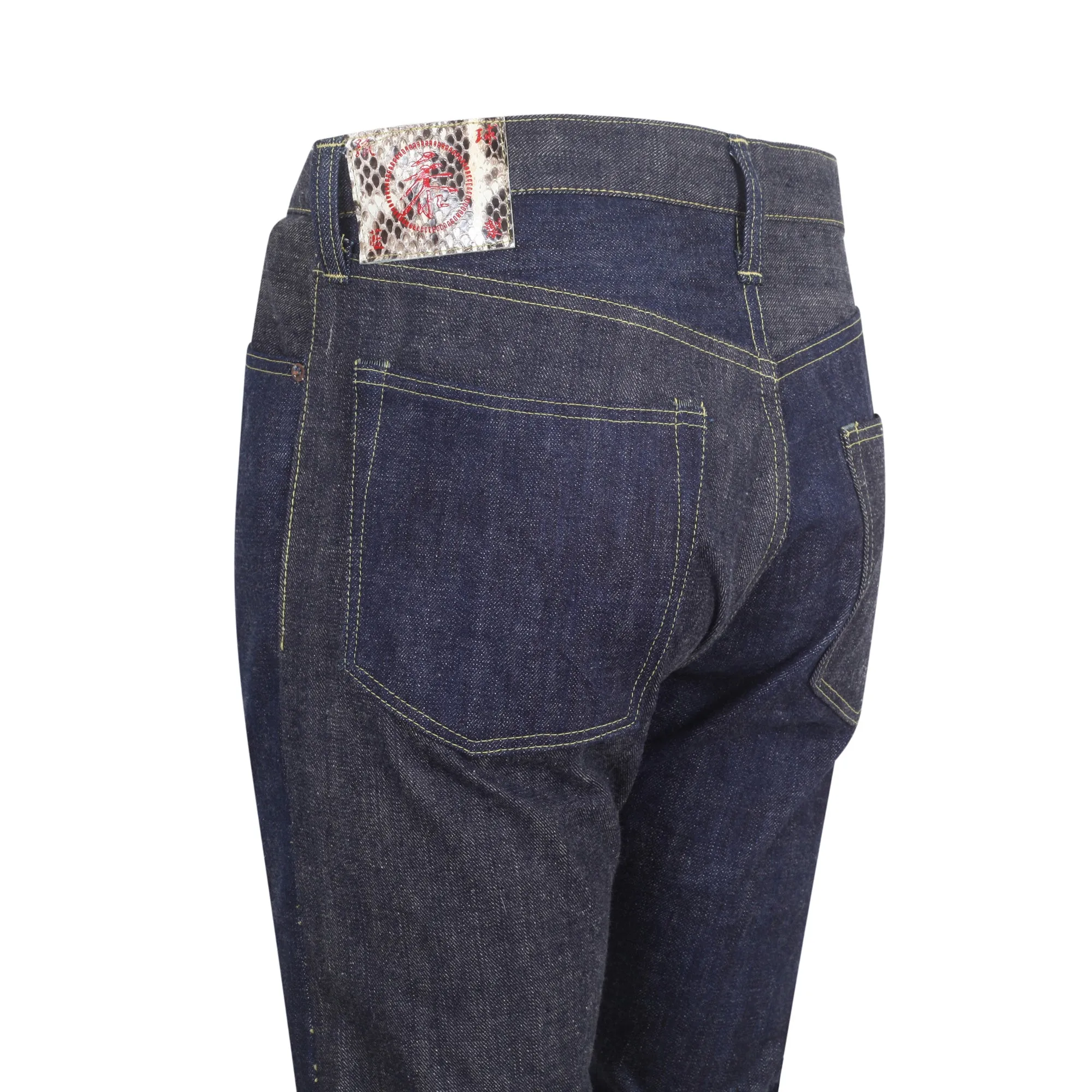 Tapered Fit 14oz Non Wash SC41701N Okinawa and Hawaii Jeans CANE10075 sold by SugarCane Jeans product image thumbnail 4