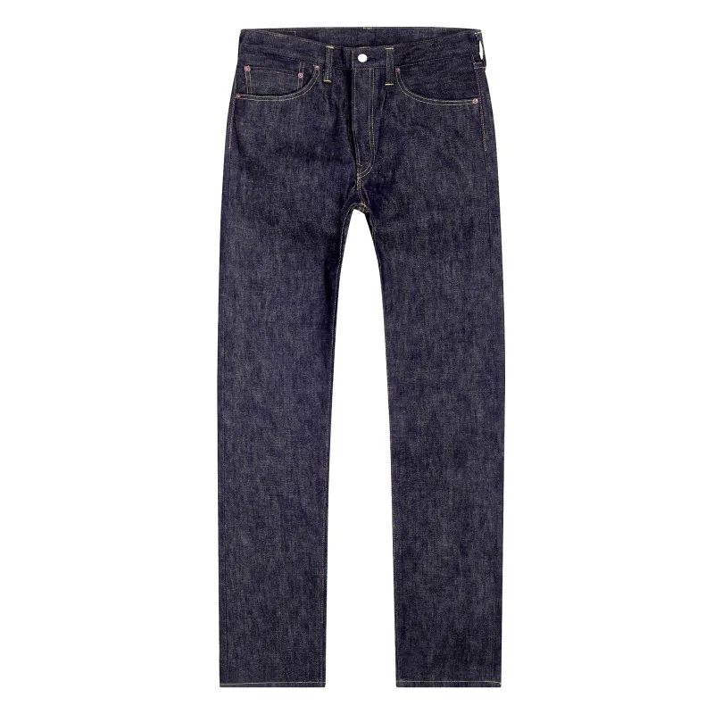 Tapered Fit SC40305N Indigo16.25oz Non Wash Denim Jeans CANE9374 sold by SugarCane Jeans