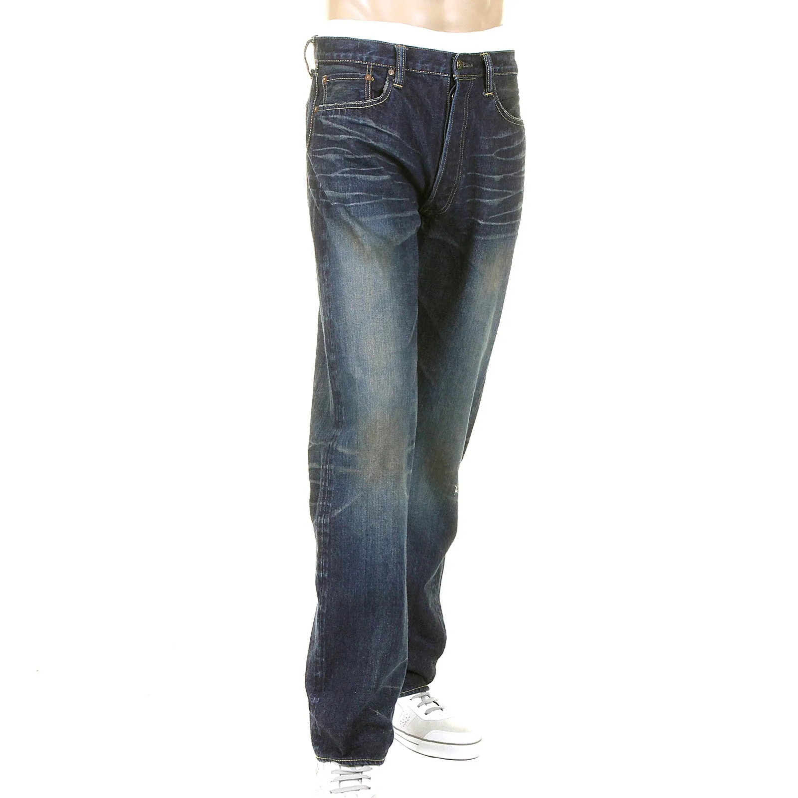 Union Star SC40065H Hard Dark Wash Selvedge Denim Jeans CANE9028 sold by SugarCane Jeans product image thumbnail 4