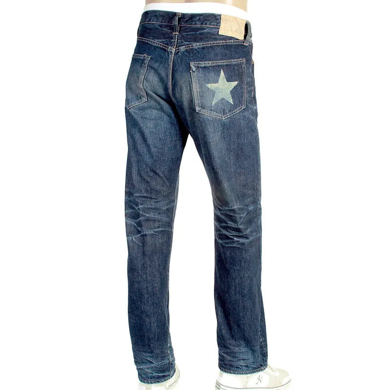 Vintage Cut Lone Star SC40901H Hard Dark Selvedge Denim Jeans CANE3075 sold by SugarCane Jeans