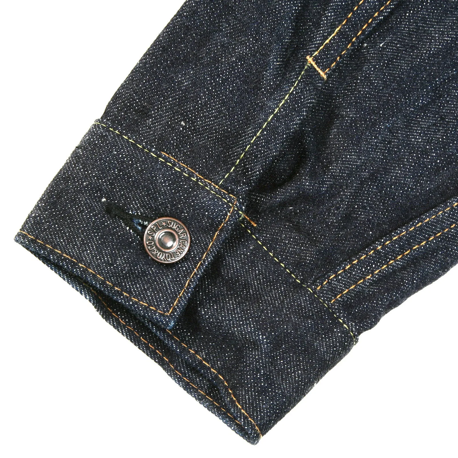 Vintage Cut Western Style SC11962A One Wash Denim Jacket CANE9034 sold by SugarCane Jeans product image thumbnail 5