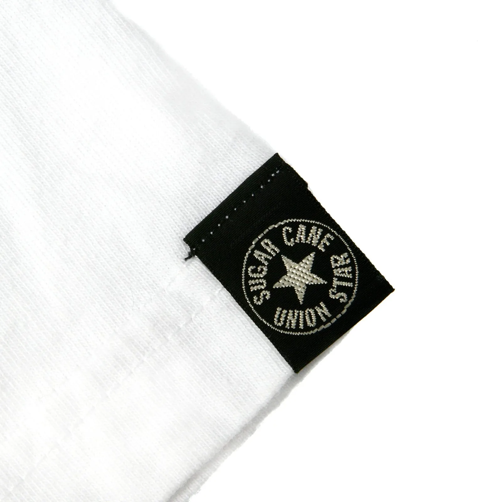 White Regular Fit SC73438 Crew Neck Short Sleeve Logo T-Shirt CANE9031 sold by SugarCane Jeans product image thumbnail 3