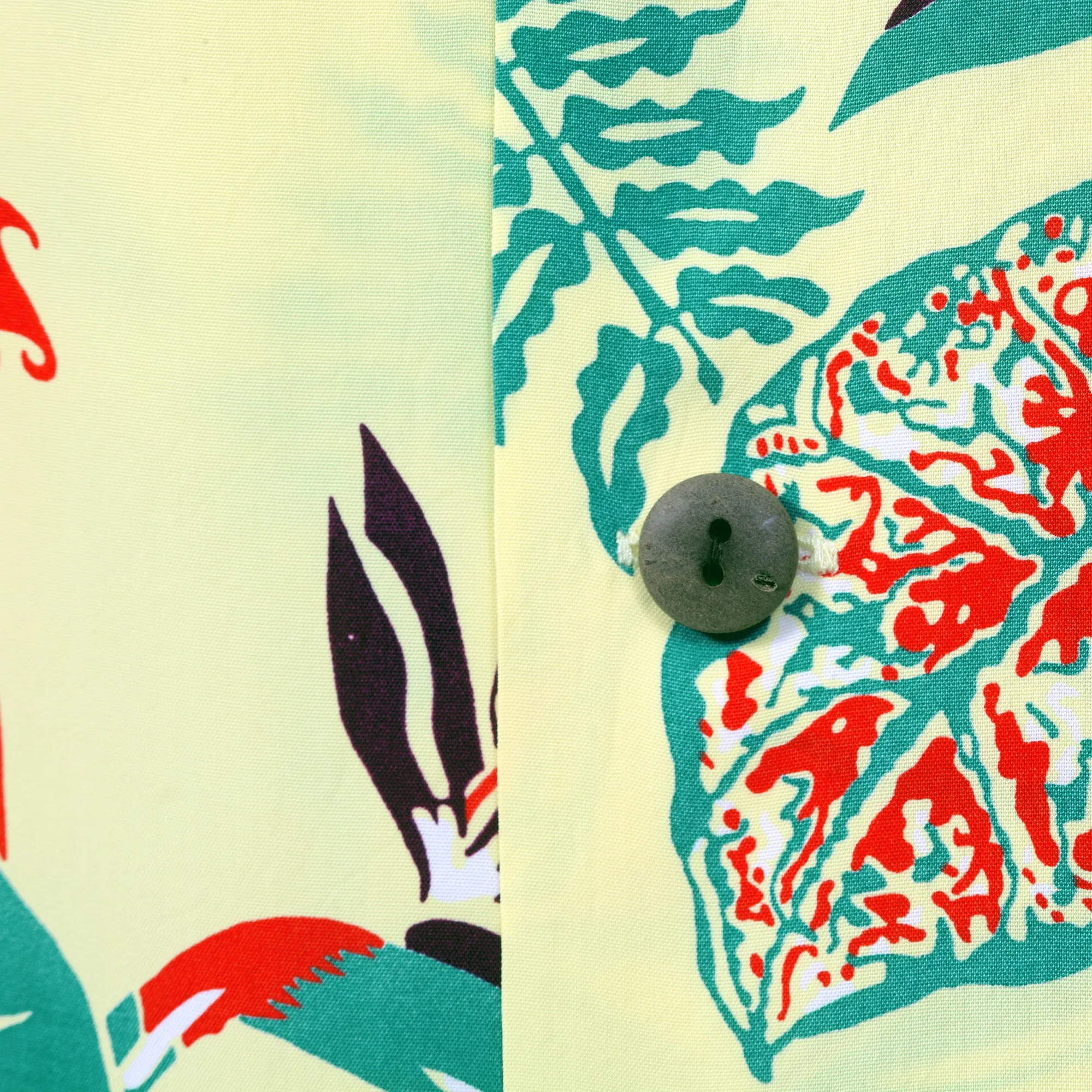 Yellow Flourish Flowers SS38322 Short Sleeve Hawaiian Shirt SURF11090 sold by SugarCane Jeans product image thumbnail 5