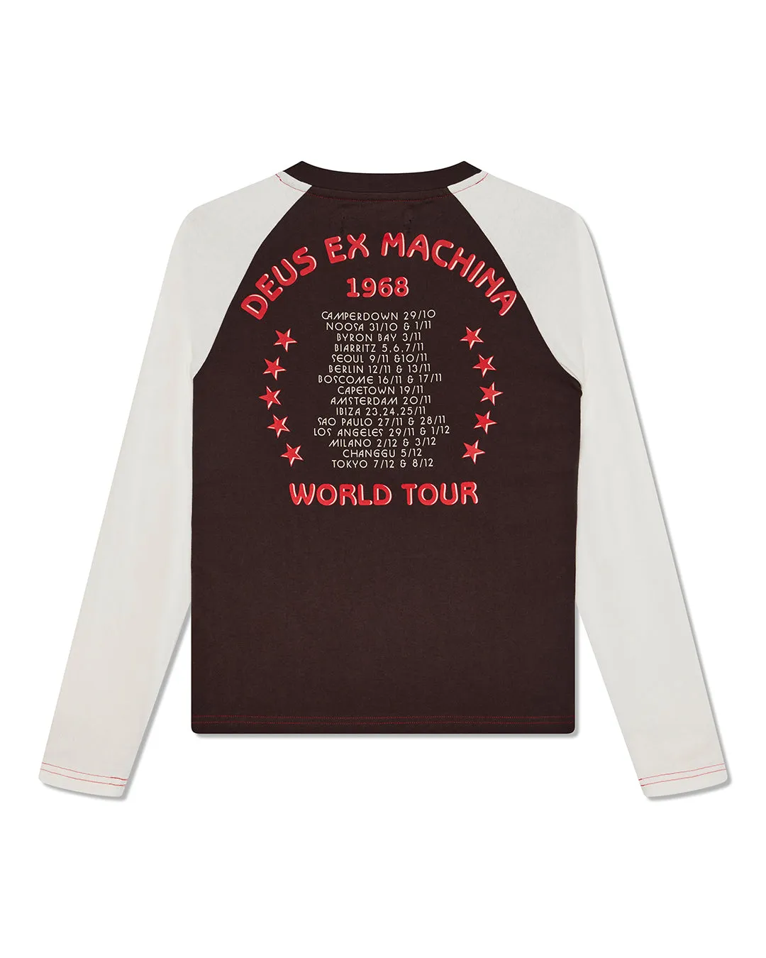 Rocca Raglan Tee - Java Brown sold by Deus Ex Machina product image thumbnail 5