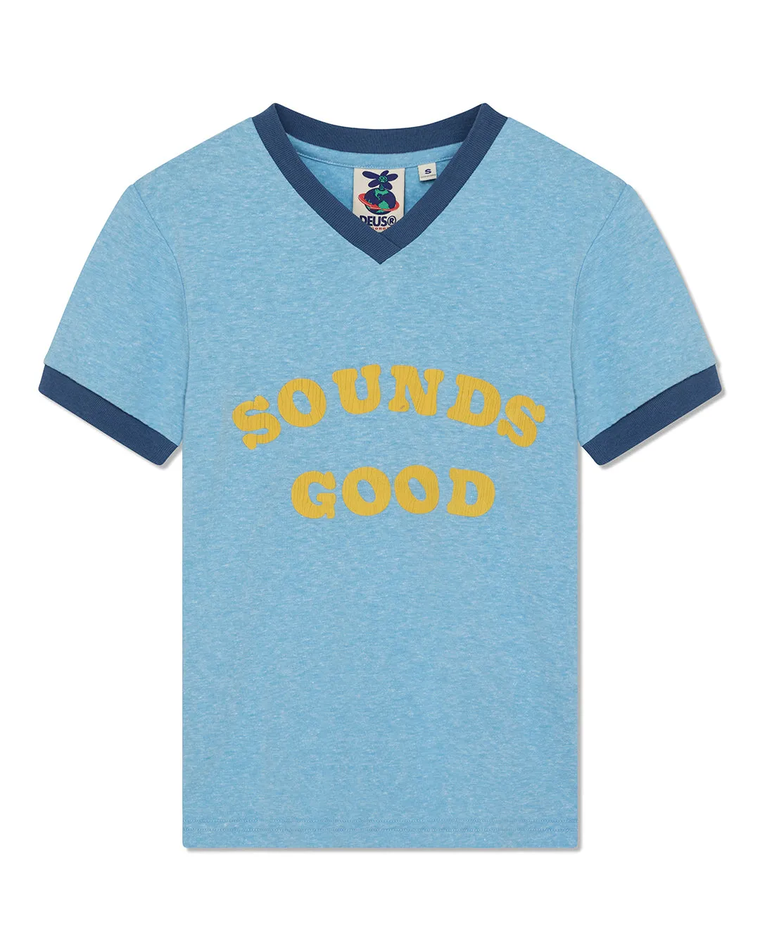 Eargasm Tee - Blue Mood sold by Deus Ex Machina product image thumbnail 4