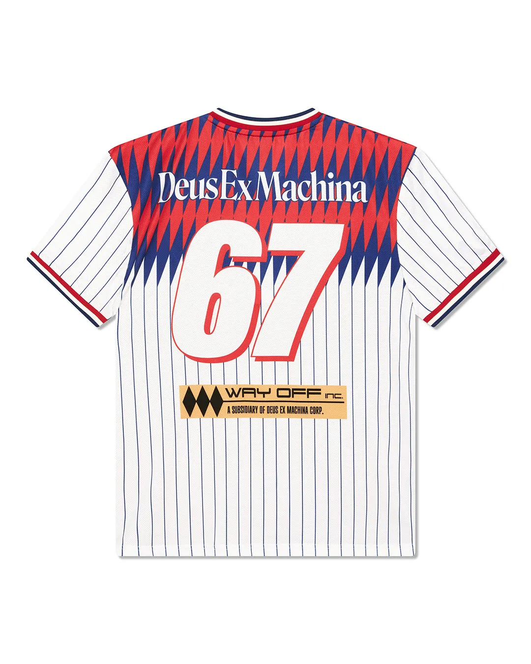 Bouras Moto Tee - White sold by Deus Ex Machina product image thumbnail 4
