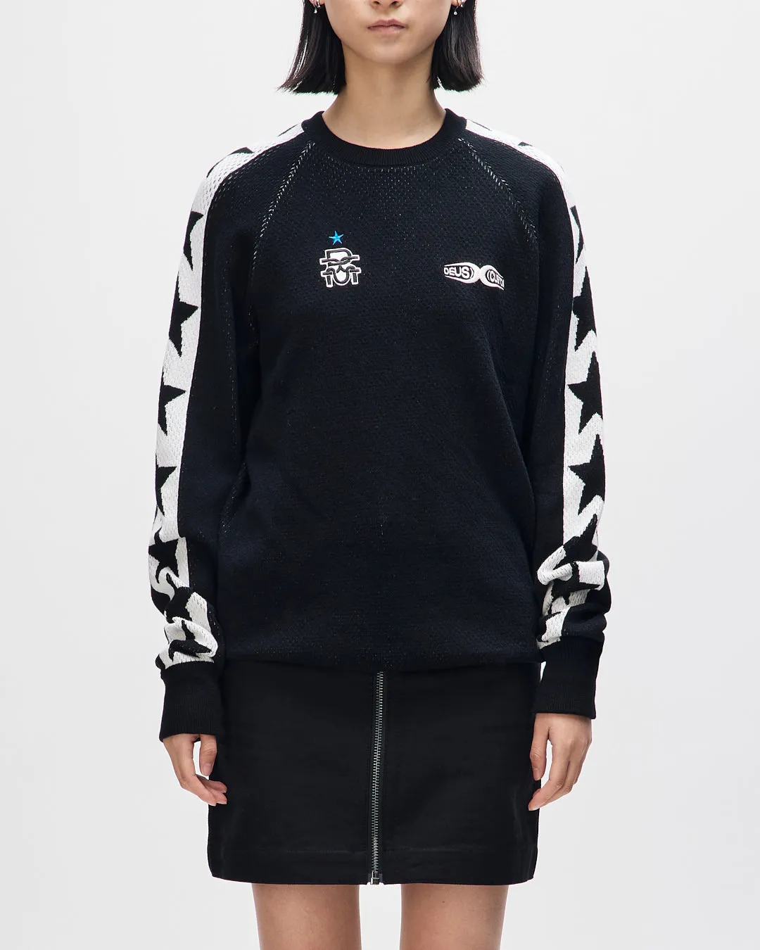 Icon Mesh Knit Top - Black sold by Deus Ex Machina