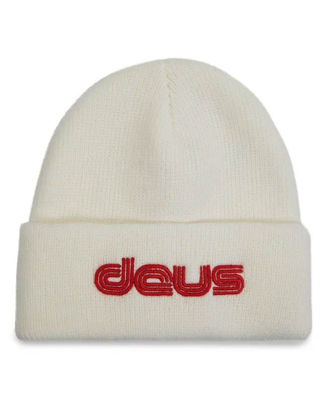 Double Track Beanie - Vintage White sold by Deus Ex Machina