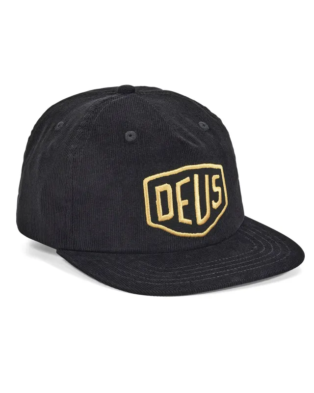 Shield Cord Cap - Black made by Deus Ex Machina