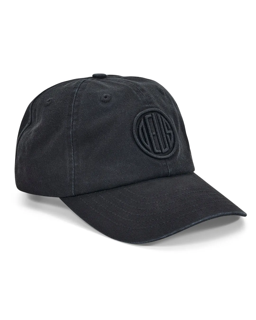 Pill Logo Dad Cap - Black sold by Deus Ex Machina