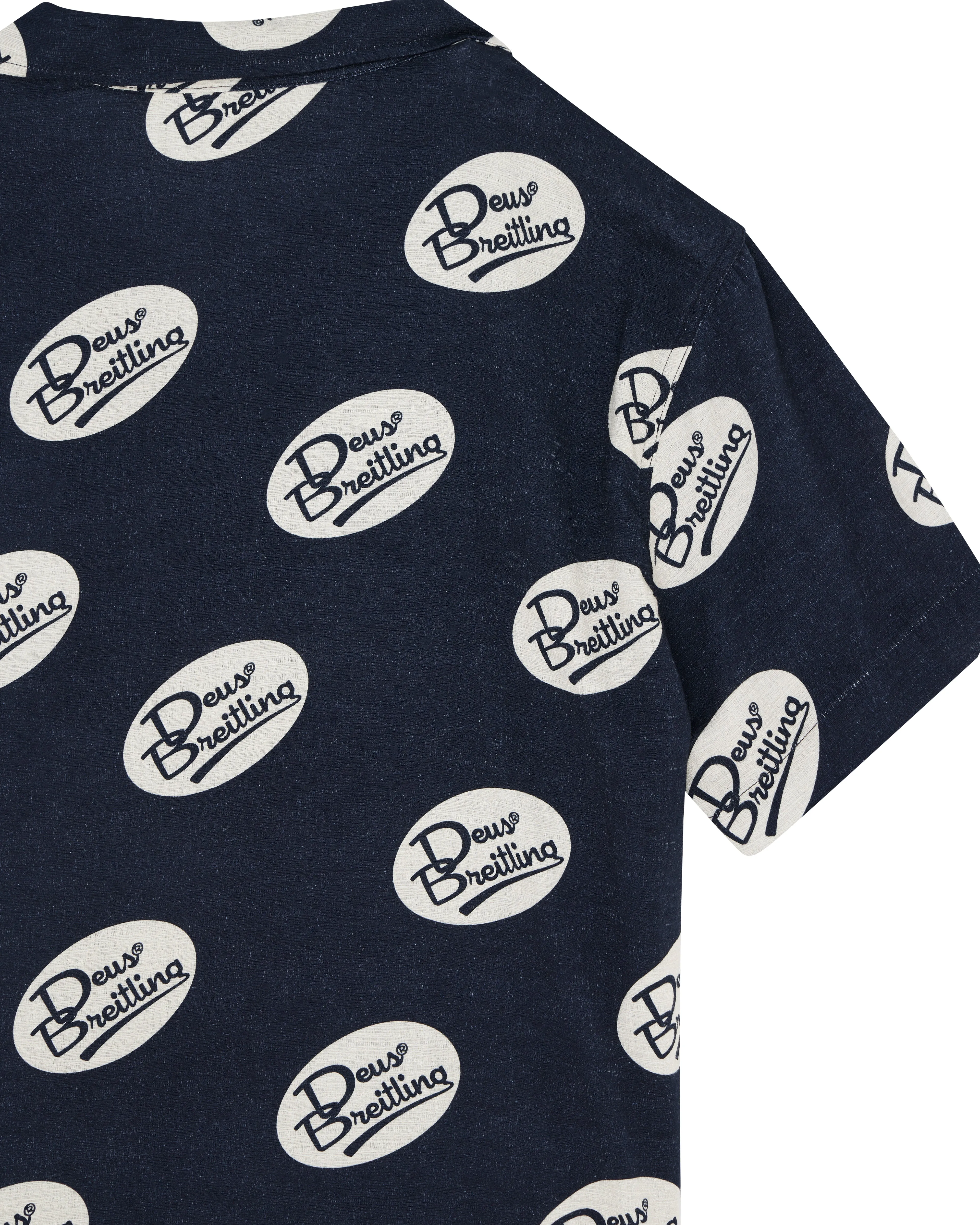 Yardage Short Sleeve Shirt - Navy sold by Deus Ex Machina product image thumbnail 4