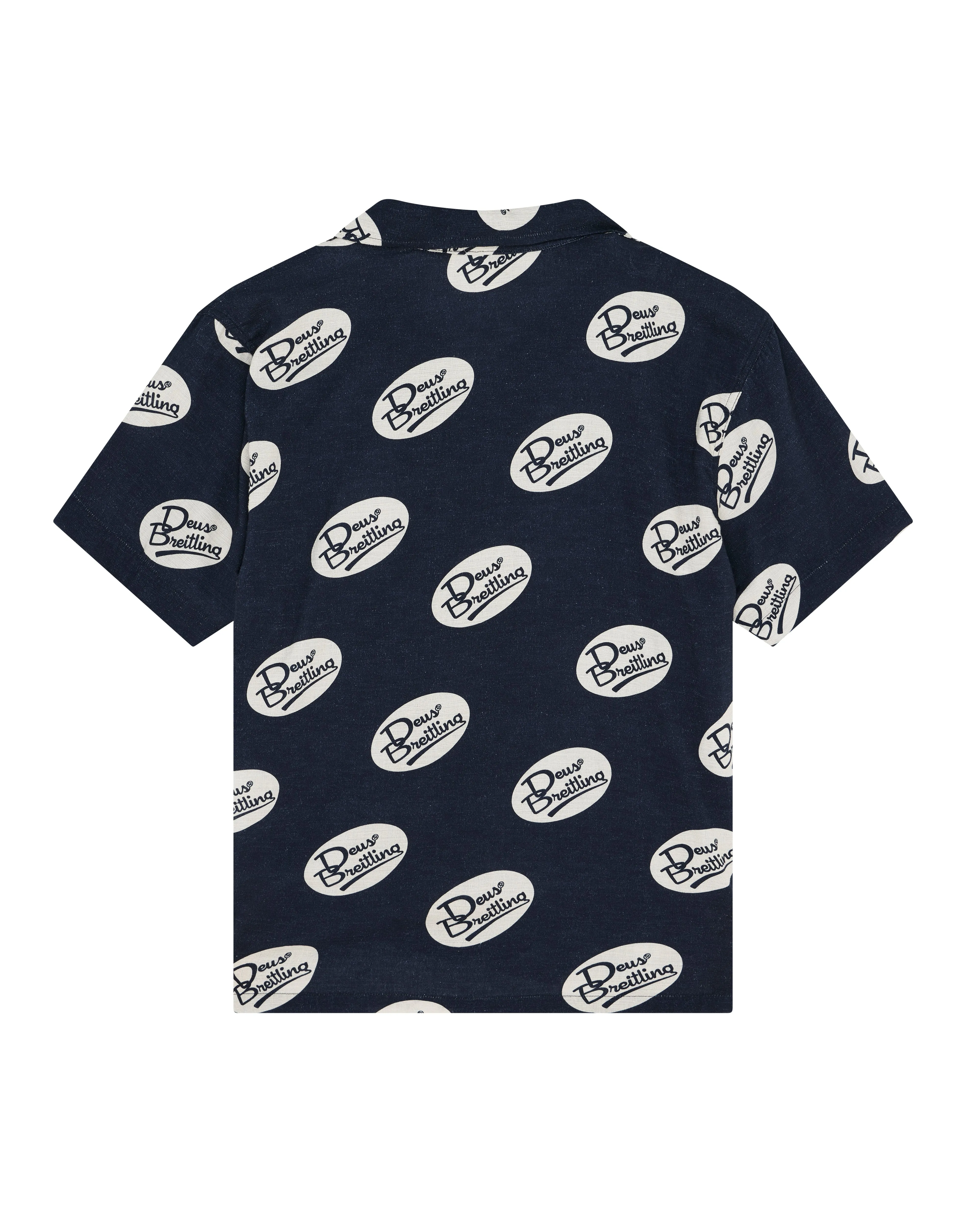 Yardage Short Sleeve Shirt - Navy sold by Deus Ex Machina product image thumbnail 2