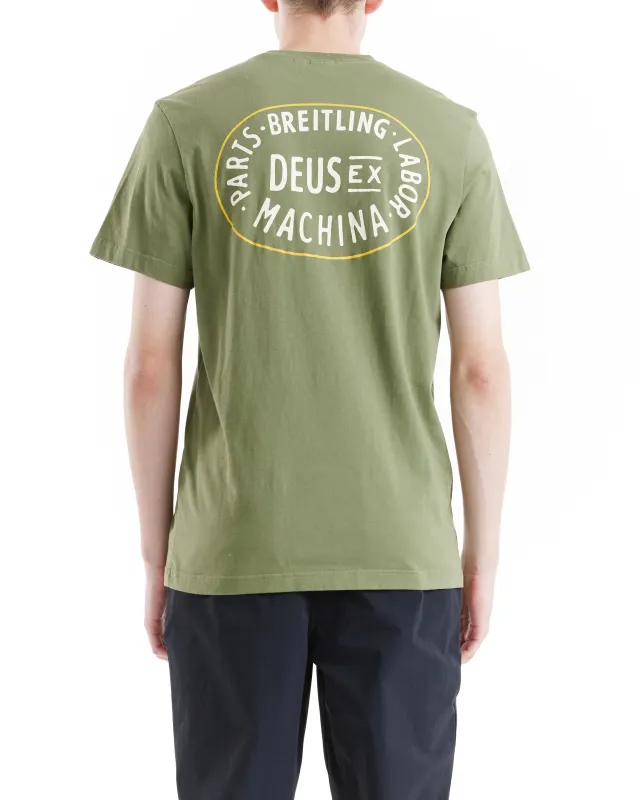 Patrol Tee - Lichen Green sold by Deus Ex Machina