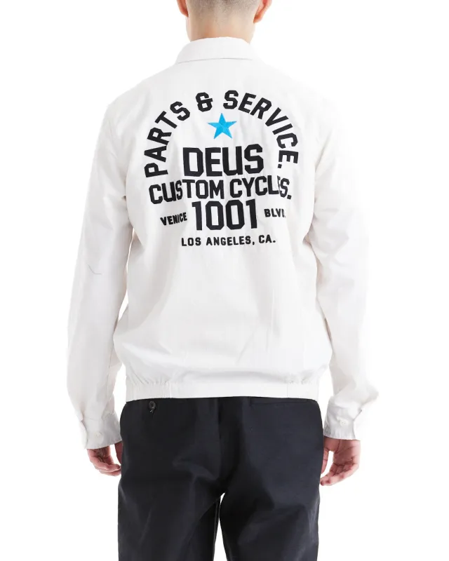 Teller Drizzler Jacket - Vintage White sold by Deus Ex Machina
