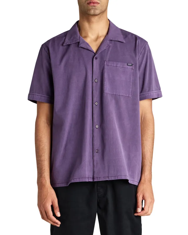 Remi Garment Dye Shirt - Navy Cosmos sold by Deus Ex Machina