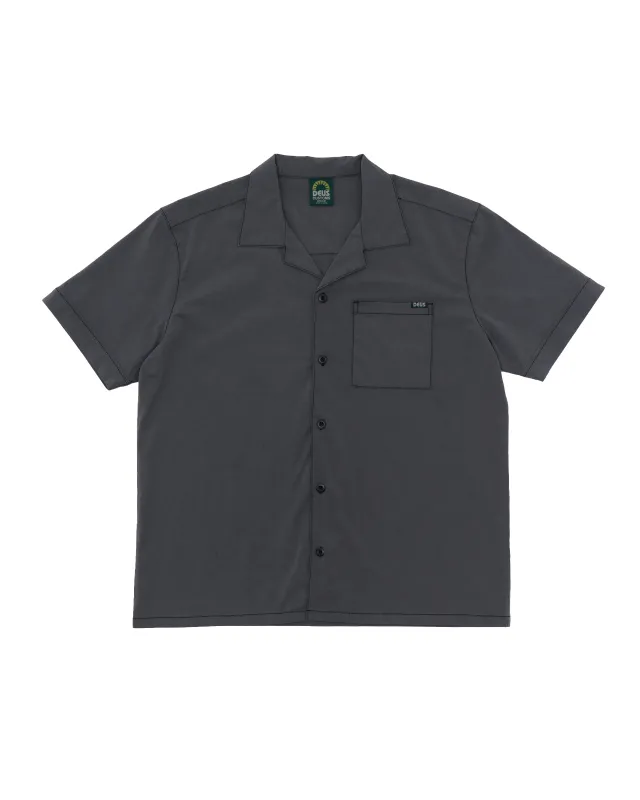 Remi Garment Dye Shirt - Anthracite sold by Deus Ex Machina