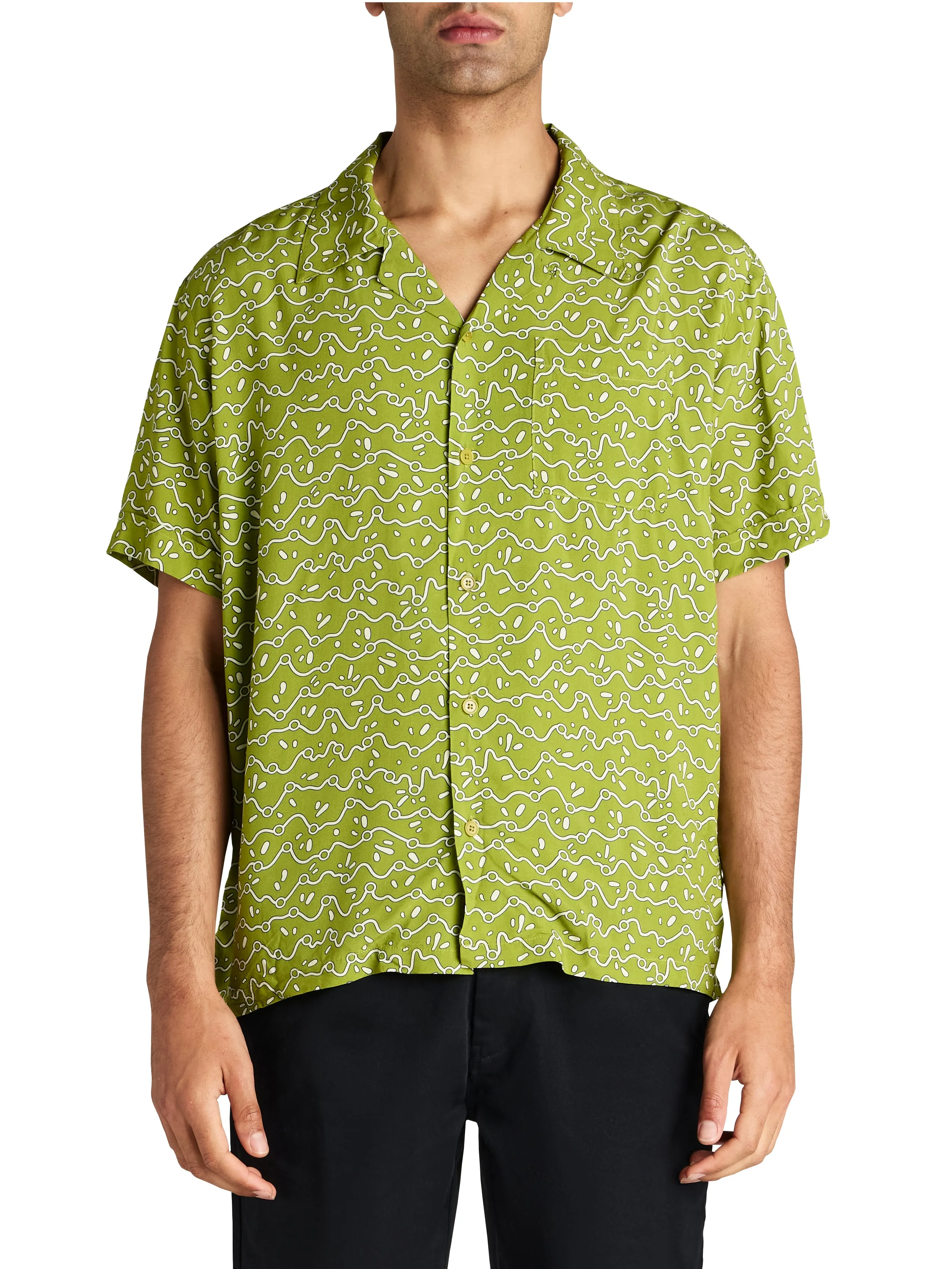 Phosphene Shirt - Pear sold by Deus Ex Machina