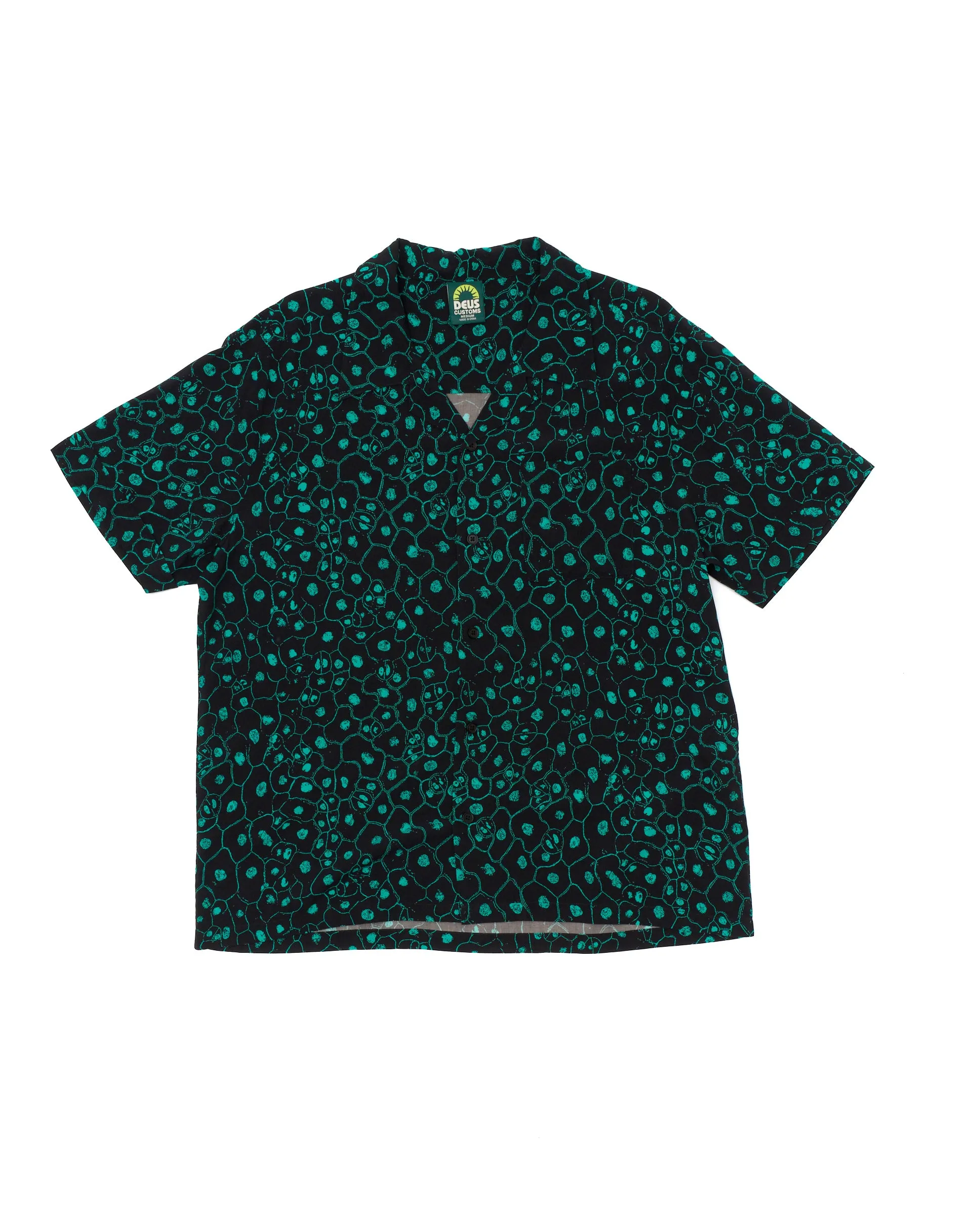 Plant Cell Shirt - Biscay Green sold by Deus Ex Machina product image thumbnail 4