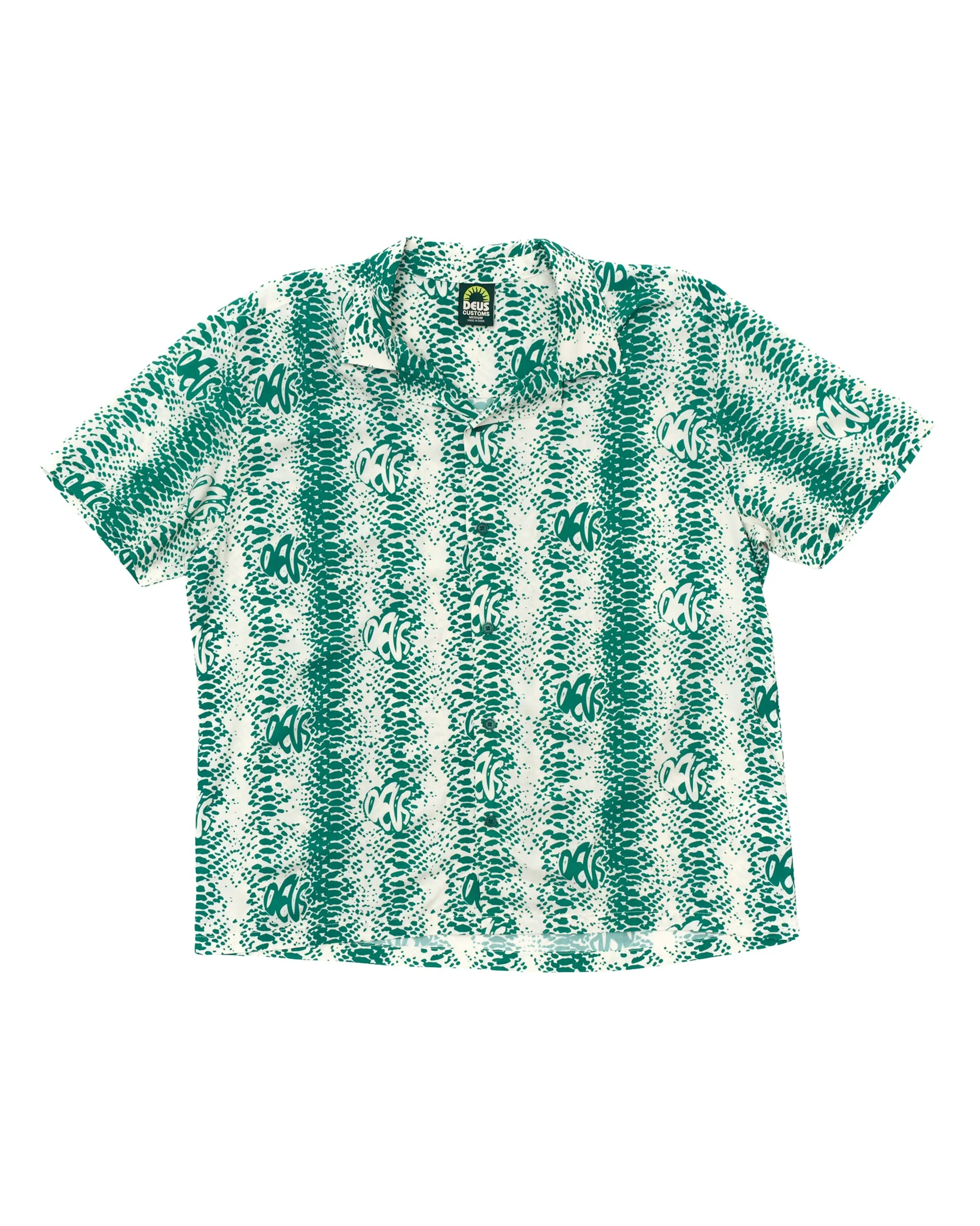 Snake Eyes Shirt - Marine Green sold by Deus Ex Machina product image thumbnail 4