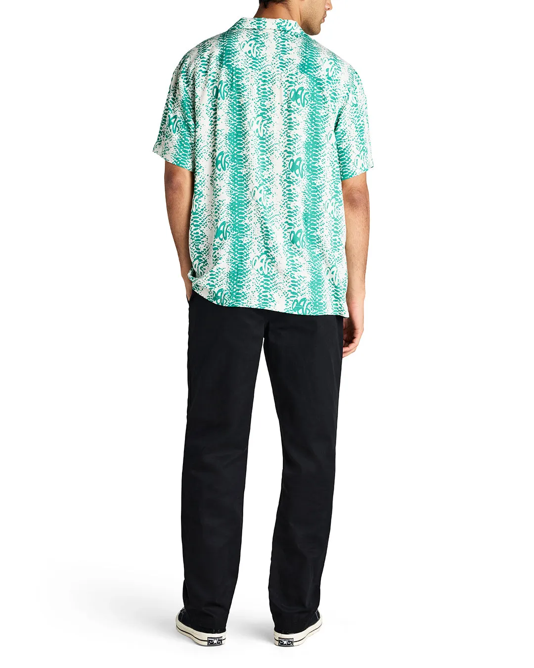 Snake Eyes Shirt - Marine Green sold by Deus Ex Machina product image thumbnail 5