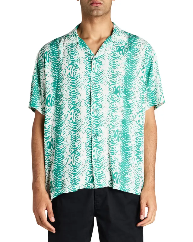 Snake Eyes Shirt - Marine Green sold by Deus Ex Machina