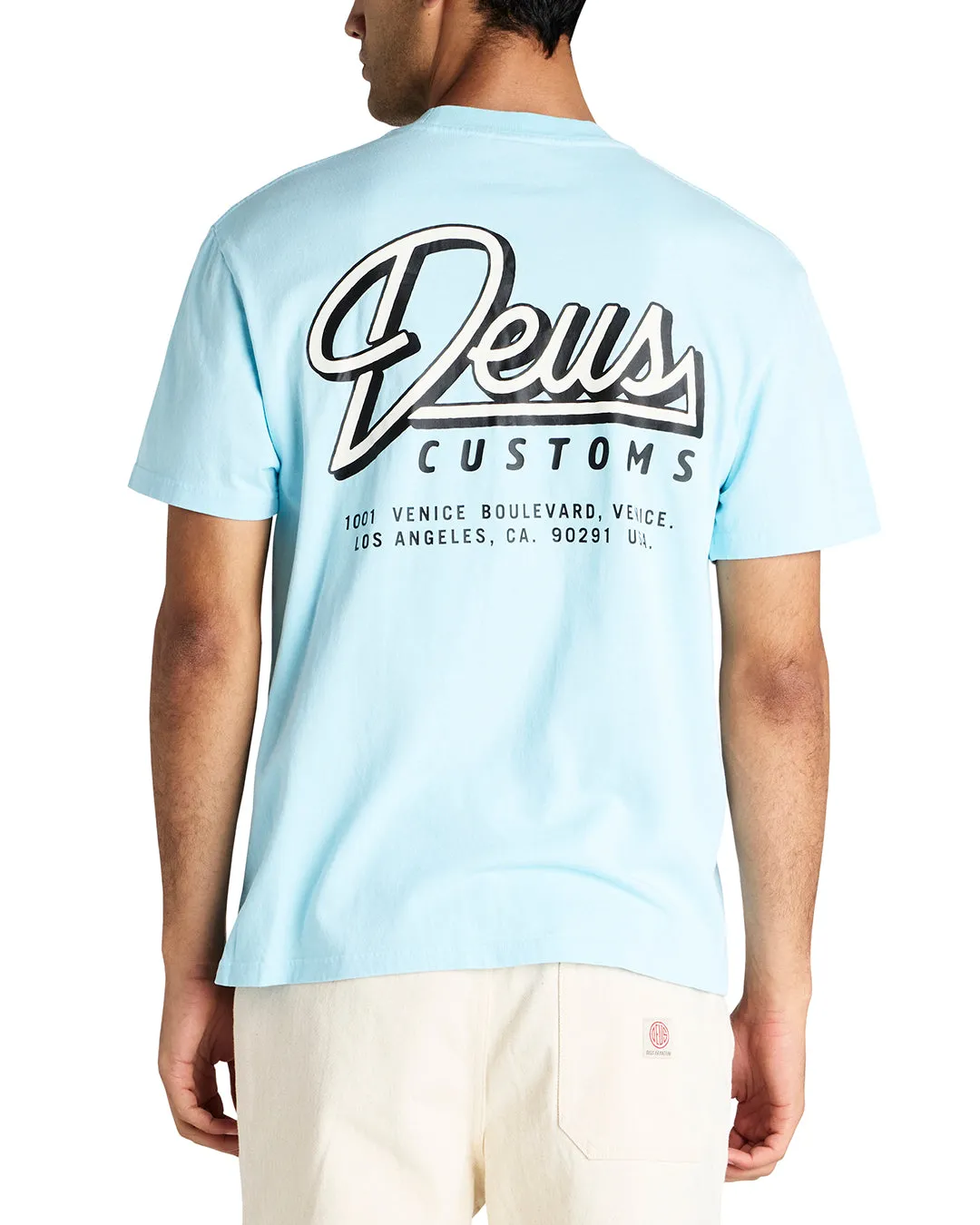 Conduit Tee - Sky Blue sold by Deus Ex Machina product image thumbnail 2