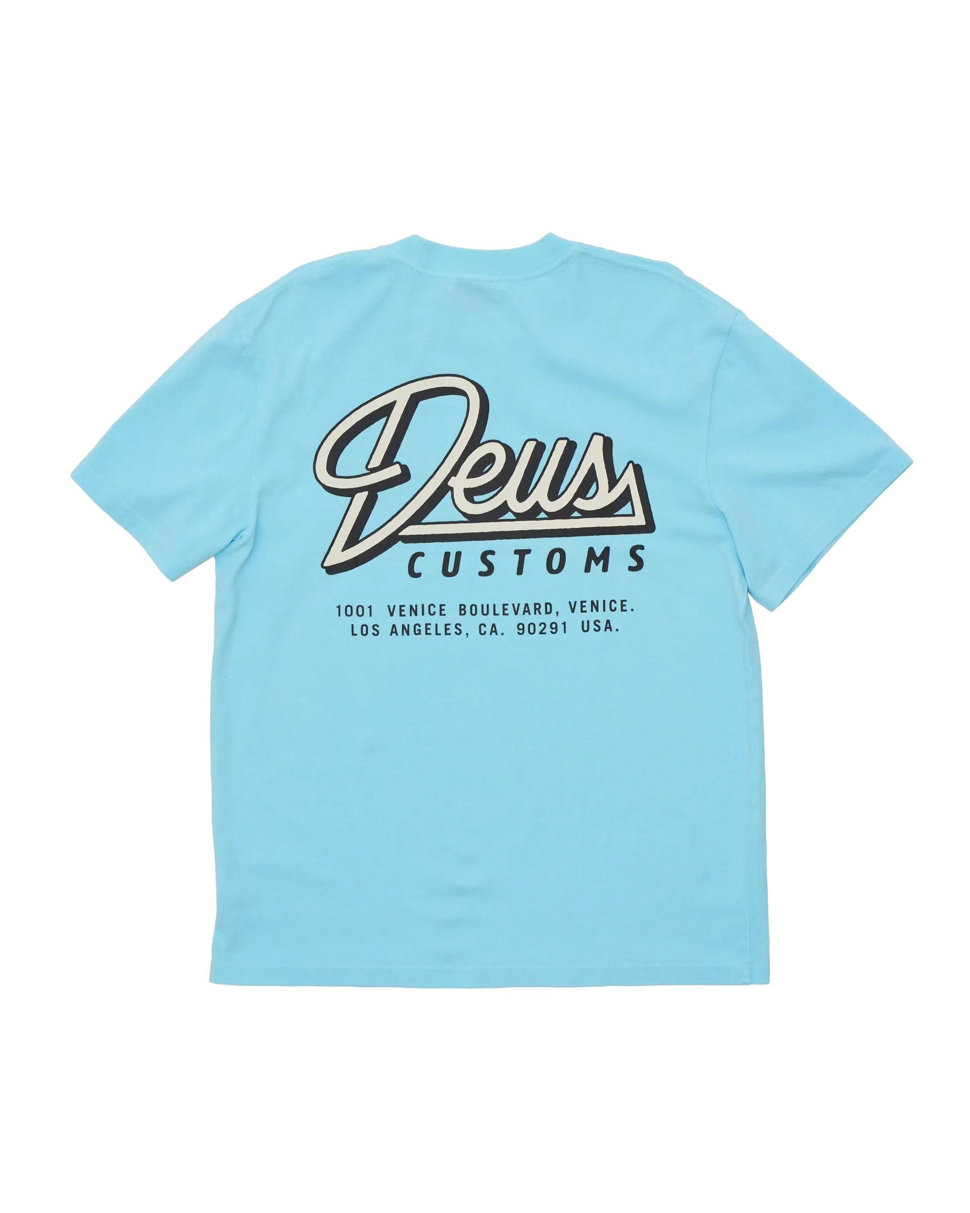 Conduit Tee - Sky Blue sold by Deus Ex Machina product image thumbnail 5