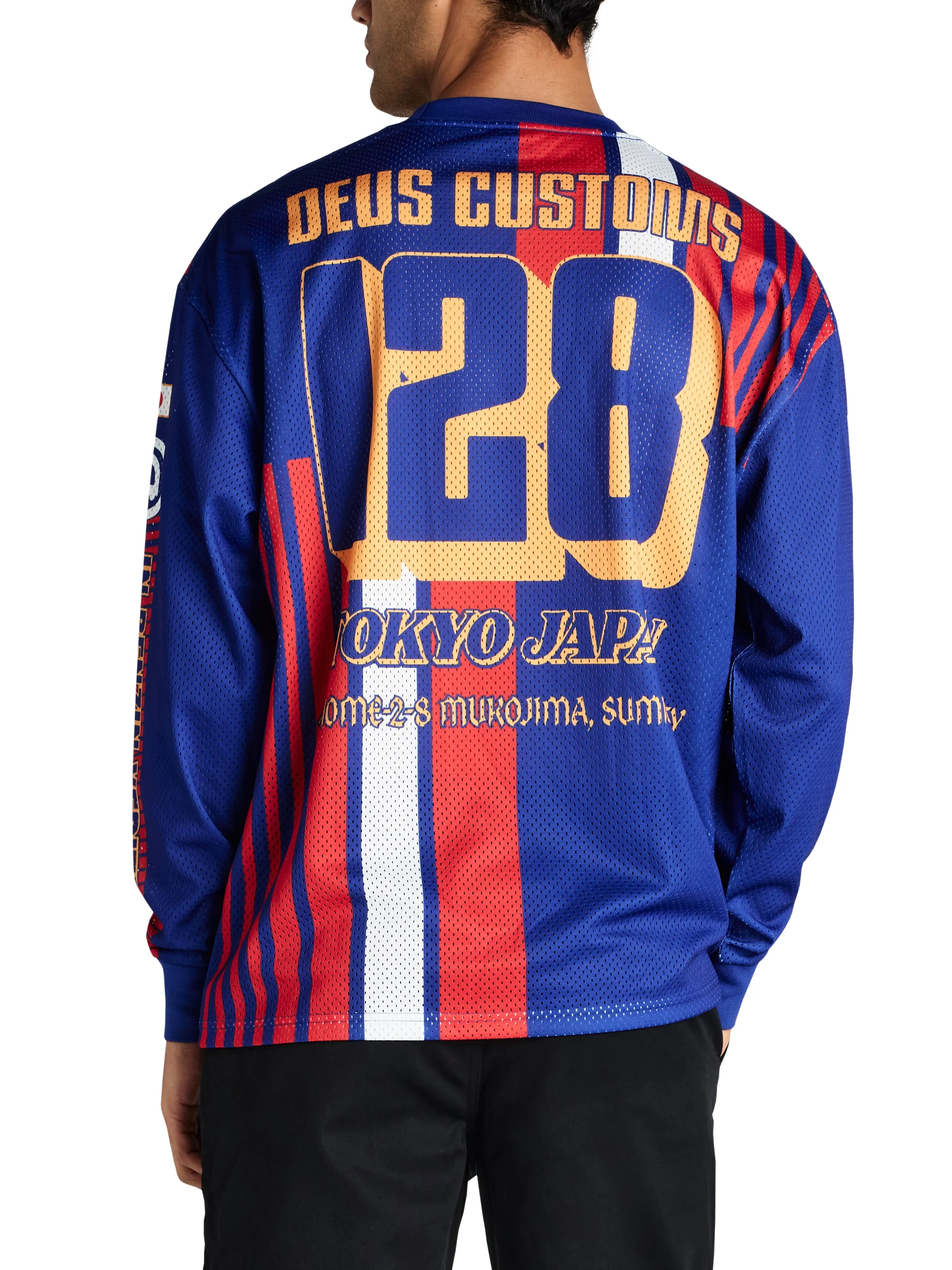 Lay Off Moto Jersey - Sodalite Blue sold by Deus Ex Machina product image thumbnail 2