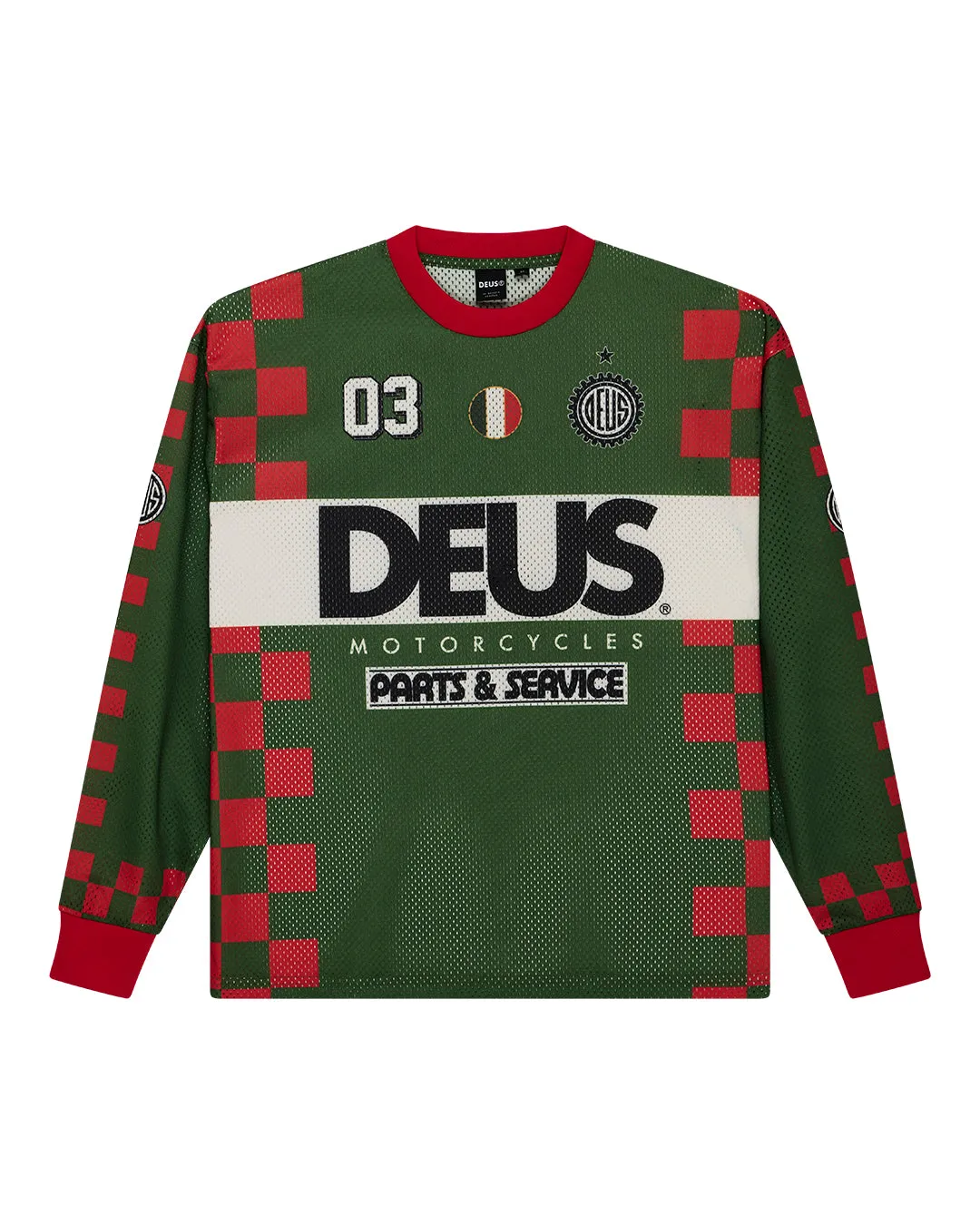 Overlap Moto Jersey - Green Bee sold by Deus Ex Machina product image thumbnail 4