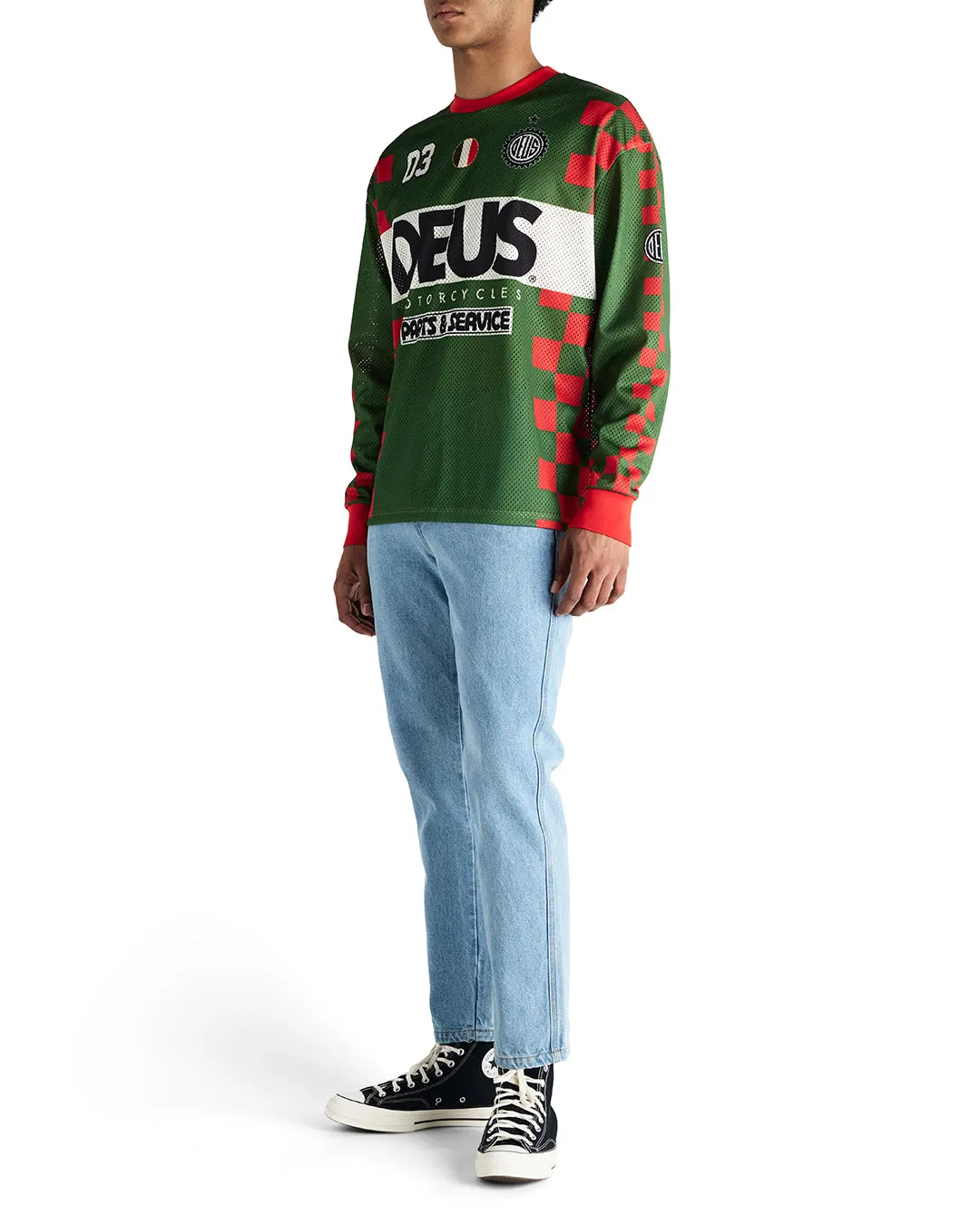 Overlap Moto Jersey - Green Bee sold by Deus Ex Machina product image thumbnail 3