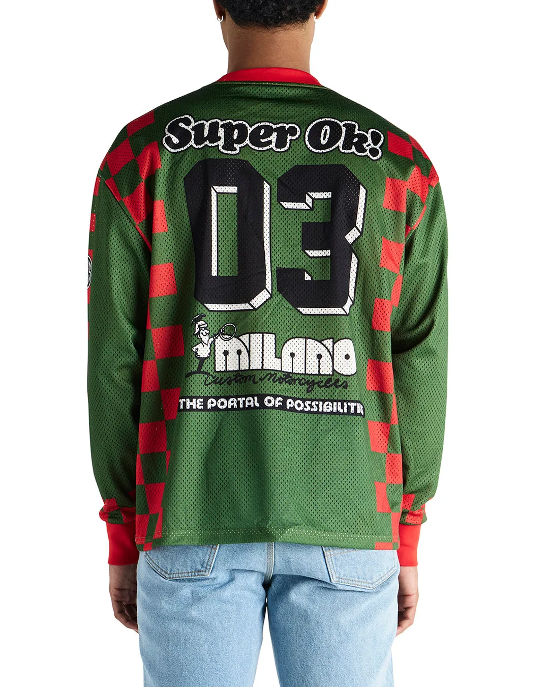 Overlap Moto Jersey - Green Bee sold by Deus Ex Machina product image thumbnail 2