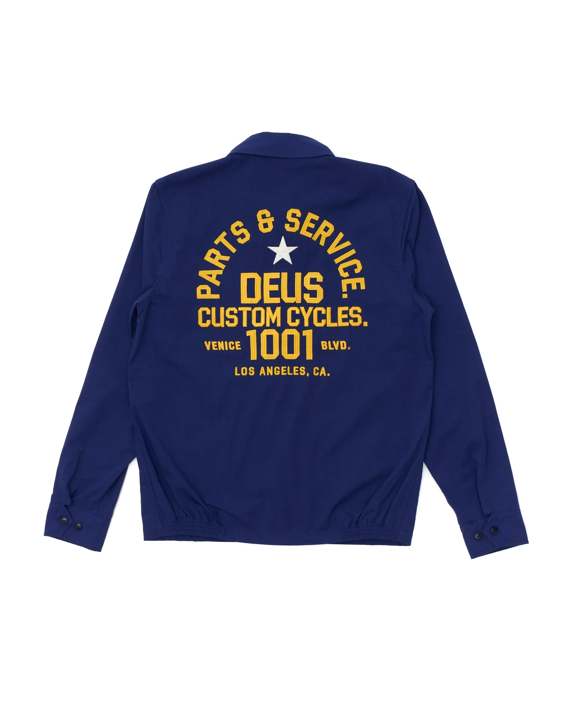 Teller Drizzler Jacket - Mechanic Blue sold by Deus Ex Machina product image thumbnail 5
