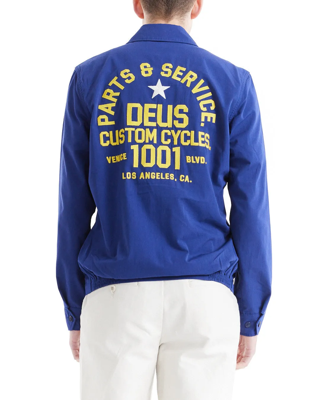 Teller Drizzler Jacket - Mechanic Blue sold by Deus Ex Machina product image thumbnail 2