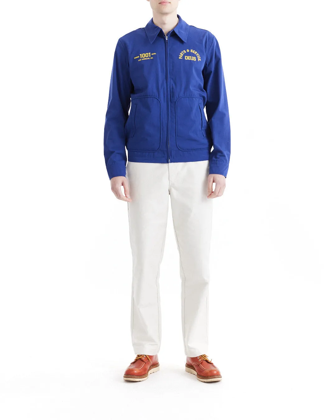 Teller Drizzler Jacket - Mechanic Blue sold by Deus Ex Machina product image thumbnail 3