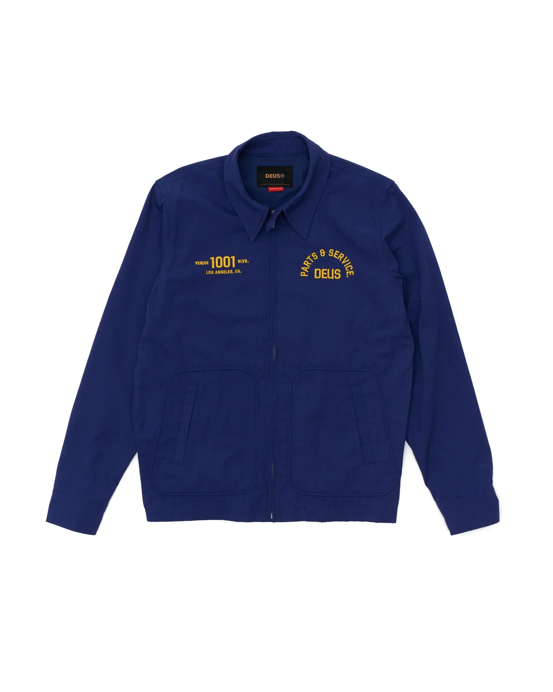 Teller Drizzler Jacket - Mechanic Blue sold by Deus Ex Machina product image thumbnail 4