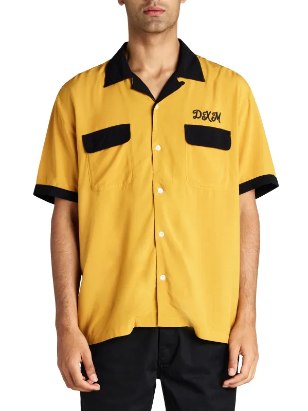 Diablo Bowling Shirt - Golden Yellow sold by Deus Ex Machina